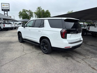 2026 Chevrolet Tahoe Police Package Police