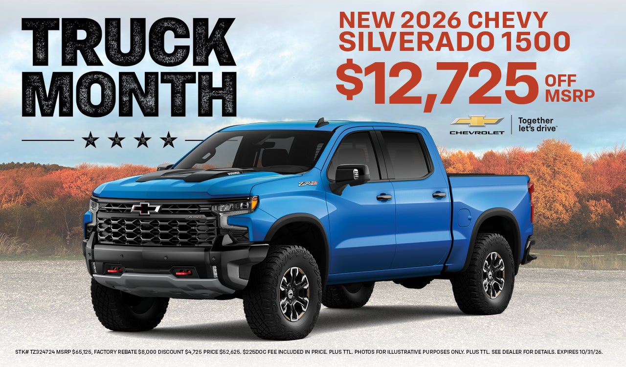 New 2026 Chevrolet Silverado 1500